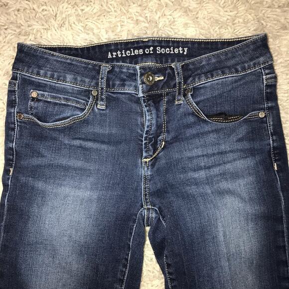 Articles of Society Carly Frayed Hem Ankle Skinny 25 - Picture 6 of 8